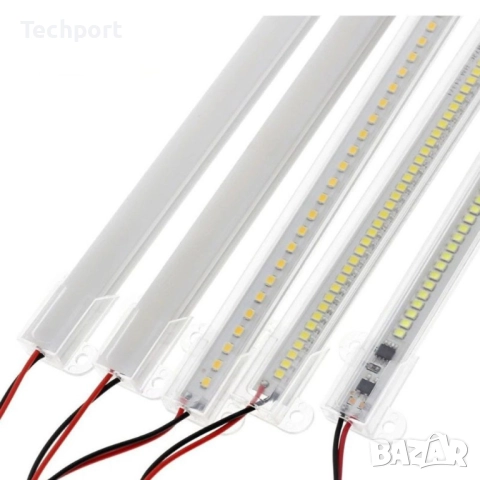 LED лента твърд корпус 100см 220v или 12V, снимка 3 - Лед осветление - 52353008