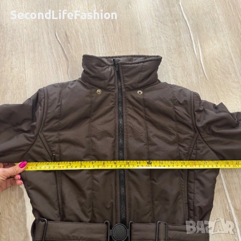 Дамско ватирано яке REFRIGIVEAR Sixty spa, кафяво, размер S, без качулка., снимка 4 - Якета - 53412456