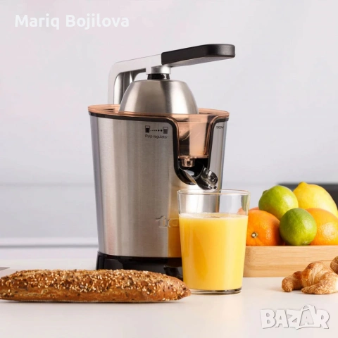 Професионална сокоизстисквачка Taurus Easy Press 1000 Legend – 1000W AC мотор и неръждаема стомана, снимка 4 - Сокоизстисквачки и цитрус преси - 53598434