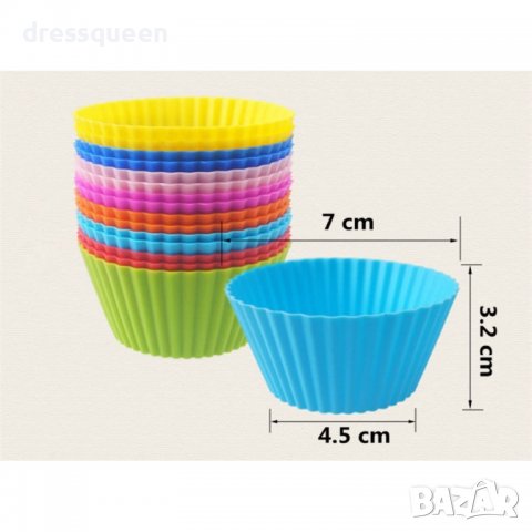 2763 Форми за кексчета, снимка 10 - Форми - 37273369