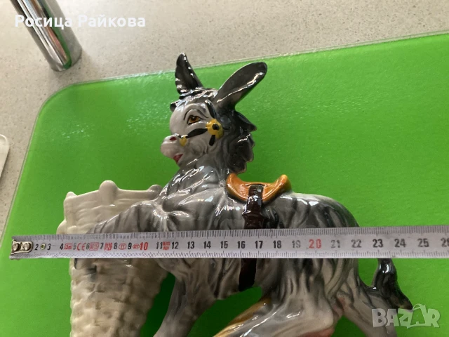 Винтидж Керамична декорация/ ваза, снимка 6 - Вази - 50976429