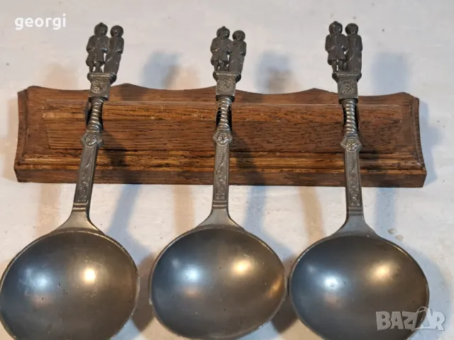 немски декоративни калаени лъжици , снимка 4 - Декорация за дома - 48948447