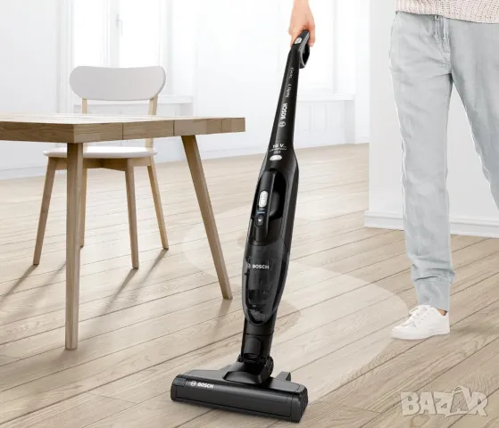 Мощна Безкабелна прахосмукачка BOSCH- 2 in 1 ,Li-ion 40мин., снимка 5 - Прахосмукачки - 48775649