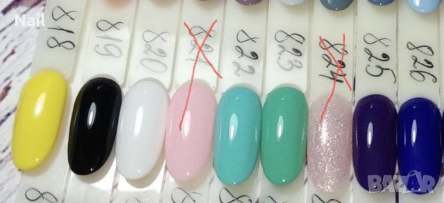 COCO геллак 50 цвята , снимка 3 - Продукти за маникюр - 43854323