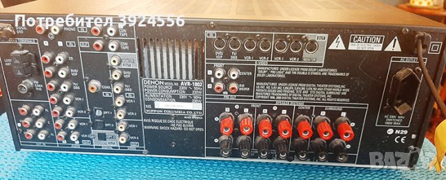 Стерео ресивър DENON AVR 1802, снимка 2 - Ресийвъри, усилватели, смесителни пултове - 43425907