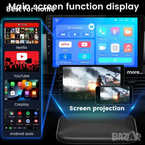 Безжичен CarPlay адаптер за автомобилно радио, снимка 3 - Други - 51122862