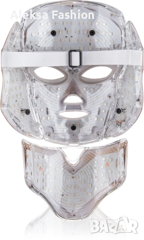 Led маска за лице и шия, снимка 4 - Друга електроника - 53204042