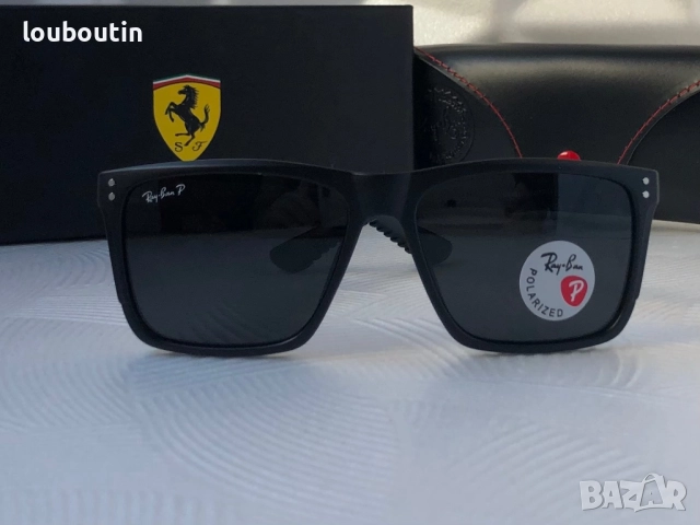 Ray Ban Ferrari класически мъжки слънчеви очила с поляризация, снимка 8 - Слънчеви и диоптрични очила - 52916146
