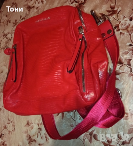 PAOLO BOCELLI Оригинал Нова Кожена Дамска Раница , снимка 3 - Чанти - 52418686