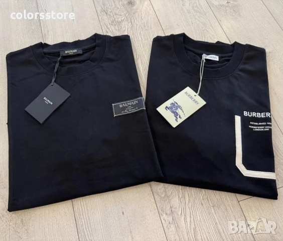 Мъжка тениска Balmain, Burbarry/IM21t, снимка 4 - Тениски - 51155665