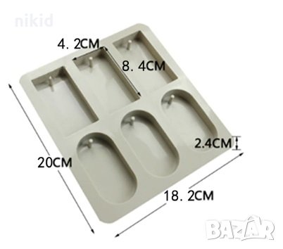 6 големи табели тагове етикети модел 1 силиконов молд форма шоколад гипс смола, снимка 2 - Форми - 28675950