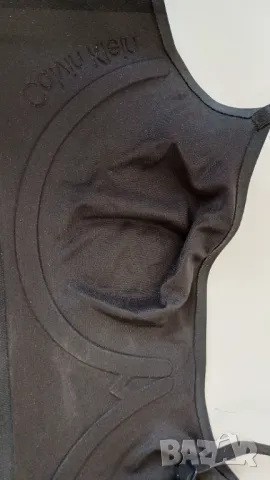 Черен сутиен Calvin Klein Без банели. М, снимка 4 - Бельо - 49148165