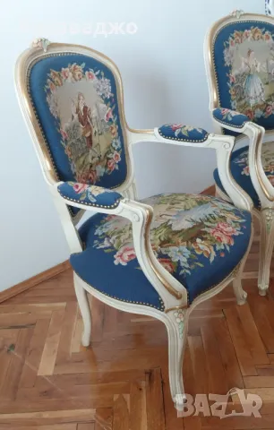 Кресла Рококо, снимка 5 - Дивани и мека мебел - 46972207