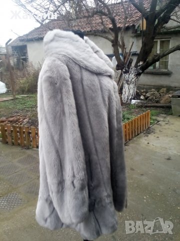 Елегантно дамско палто от еко кожа, снимка 8 - Палта, манта - 27557636