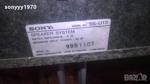 sony ss-u10 тонколони с готини стоики-2бр-внос холандия, снимка 16 - Тонколони - 27902512