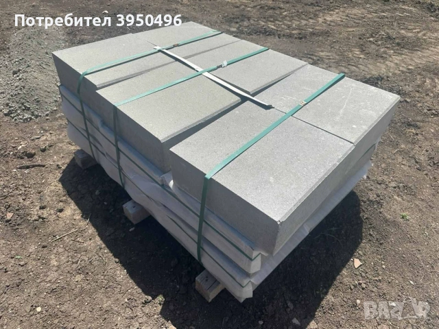 Стъпало 40х40х15см с фаска от бетон, цвят: сив, снимка 4 - Строителни материали - 53059767