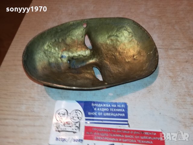 МАСКА МАСИВНА-МЕД МЕСИНГ ОТ ФРАНЦИЯ 1112212027, снимка 16 - Антикварни и старинни предмети - 35108264