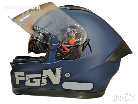 Каска за Мотор със слънчеви очила Два цвята, снимка 3 - Аксесоари и консумативи - 50827083