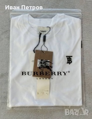 Burberry мъжка фланелка тениска блуза 100% памук унисекс , снимка 4 - Тениски - 40353274