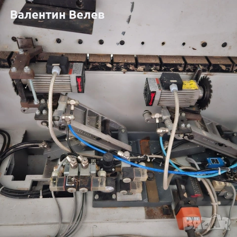 кантираща машина holz her triathlon 300,точно окрайчване ерови фрези корнер прави цикли и полири, снимка 8 - Други машини и части - 53519906