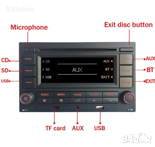 CD плеъри за WV Golf 4, снимка 2 - Аксесоари и консумативи - 53216212