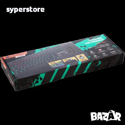 Клавиатура Геймърска USB CANYON CND-SKB7-US Механична с многоцветна LED подсветка, снимка 3 - Клавиатури и мишки - 36641010