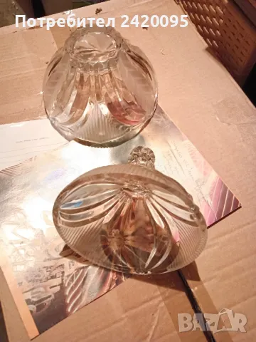 кристална захарница-50лв, снимка 3 - Други - 47658836