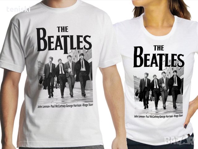 Тениски The Beatles 5 модела,всички размери