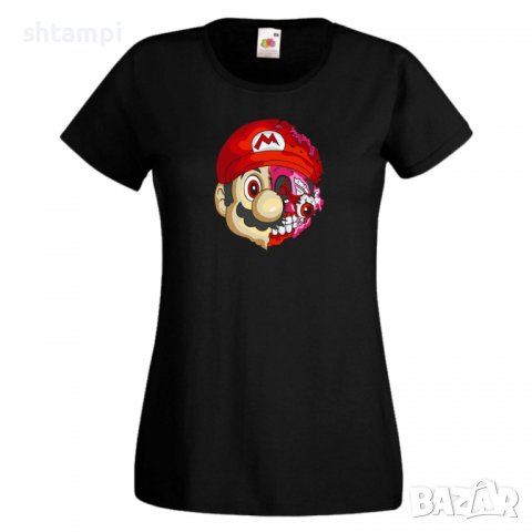Дамска тениска Mario Zombie 5 Игра,Изненада,Подарък,Празник,Повод, снимка 3 - Тениски - 37237972