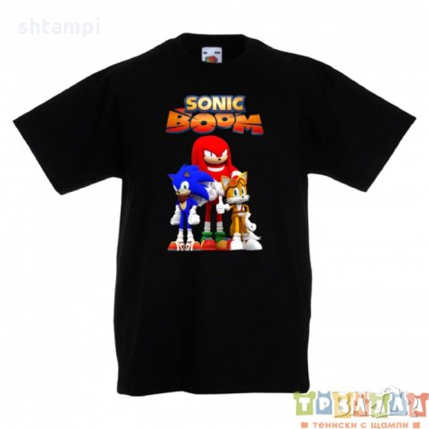 Детска тениска Соник Sonic the Hedgehog Sonic Boom 2, снимка 1 - Детски тениски и потници - 32943109