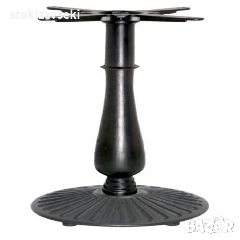 Метална основа за маса, черна, 43*72см