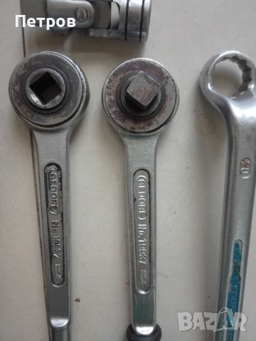 тресчотки ключове Gedore Germany, снимка 2 - Ключове - 50456133