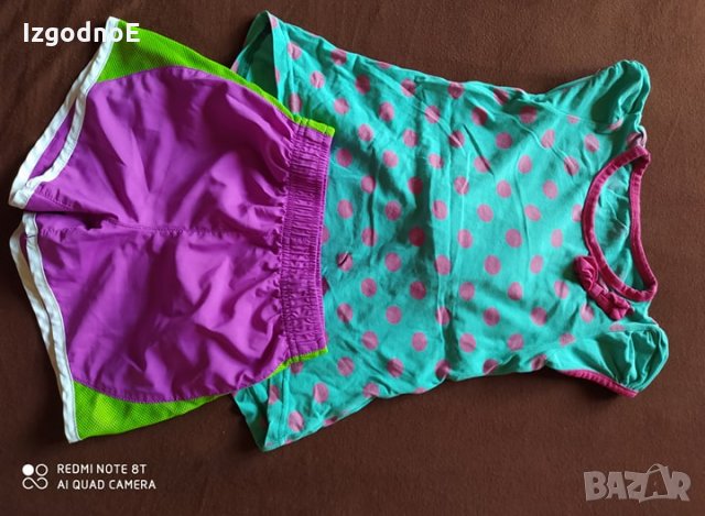 Лот къси панталонки и блузка, снимка 3 - Детски комплекти - 29074247