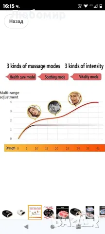 Ръчен масажор за артрит и карпален тунел, безжичен електрически масажор за ръце , снимка 9 - Масажори - 47813789