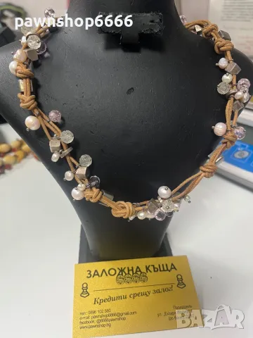 Ръчно изработено колие 925, снимка 4 - Колиета, медальони, синджири - 48219950