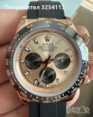 Rolex Daytona Cosmograph Rose gold 40 mm Oysterflex, снимка 5 - Мъжки - 53439396