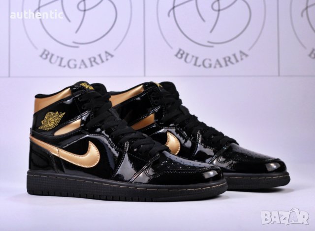Nike Air Jordan 1 High Dark Mocha, Gold, Hyper Royal Мъжки Дамски Маратонки, снимка 11 - Спортни обувки - 34438699