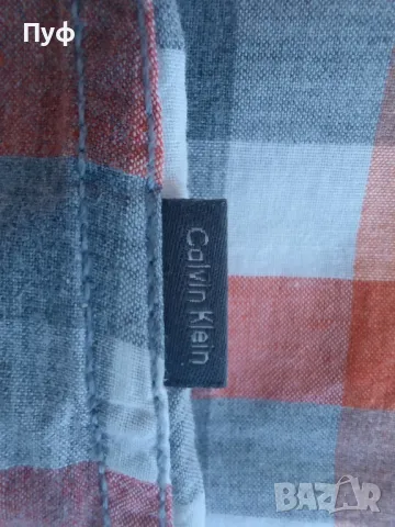 Calvin Klein оригинална мъжка риза , снимка 5 - Ризи - 48112098