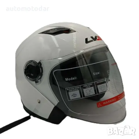 Отворена каска с очила за скутер, снимка 6 - Аксесоари и консумативи - 50421822