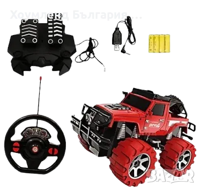 Симулационен високопроходим детски джип с дистанционно