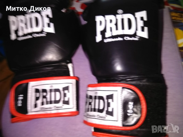 PRIDE SPORT Ultimate choise Ръкавици за бокс маркови нови 16 Oz eстествена кожа Quatro Rex пълнеж , снимка 2 - Бокс - 52053454