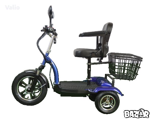 Електрическа триколка А6 - Premium задно задвижване, снимка 2 - Мотоциклети и мототехника - 37760399