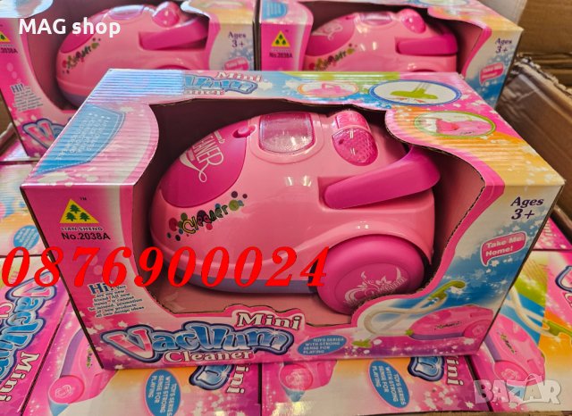 ПРОМО! Детска прахосмукачка със звук и светлини, снимка 2 - Музикални играчки - 43074734