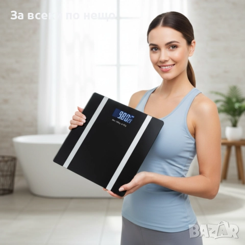 Дигитален кантар за тегло Rosberg R51650I, с Bluetooth, LCD екран, до 180кг, снимка 4 - Други - 52666646