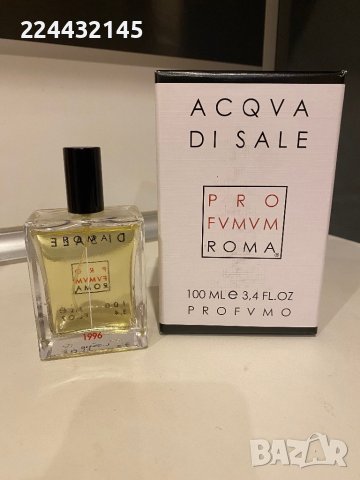 Acqua di Sale di Profumum Roma 100 ml EDP Tester , снимка 2 - Унисекс парфюми - 43159063