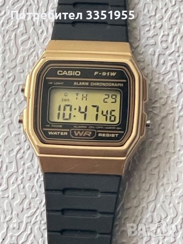 Часовник Casio F 91 W , снимка 1 - Мъжки - 43966611