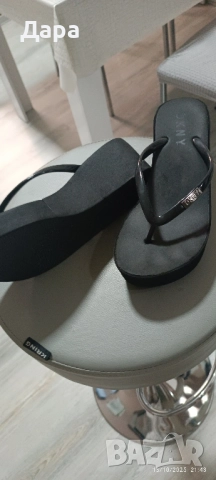 Дамски чехли на платформа , снимка 11 - Чехли - 52046760