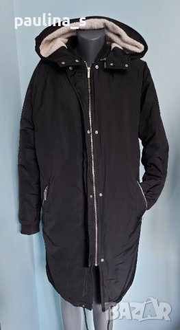 Маркова топла шуба "Noisy May" тип парка с подвижна качулка / голям размер , снимка 2 - Палта, манта - 43879968