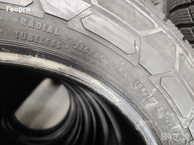 2бр.зимни гуми 215/65/16C Continental, снимка 3 - Гуми и джанти - 53212315