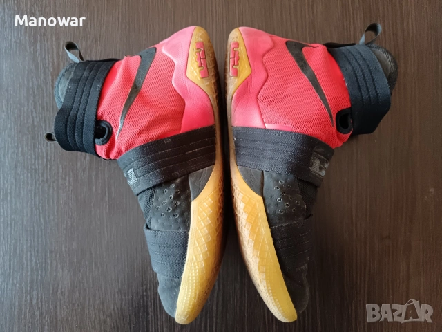 Nike LeBron Zoom Soldier 10 Black University Red, снимка 6 - Маратонки - 53367532